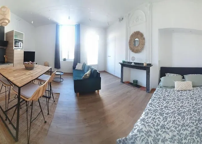 Apartment -garrigue- Face A La Cite Medievale Terrasse Classe 4☆ *